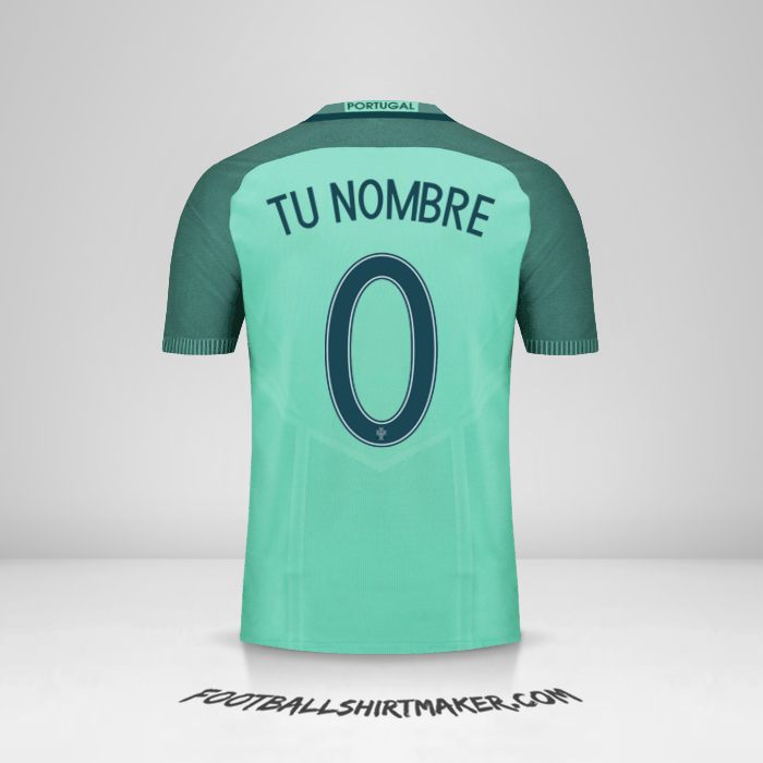 Camiseta Portugal 2016 II -  tu nombre - 0