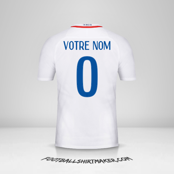 Maillot Chili 2016 II -  votre nom - 0