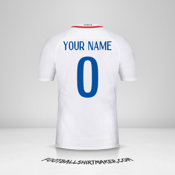 Jersey Chile 2016 II -  your name - 0