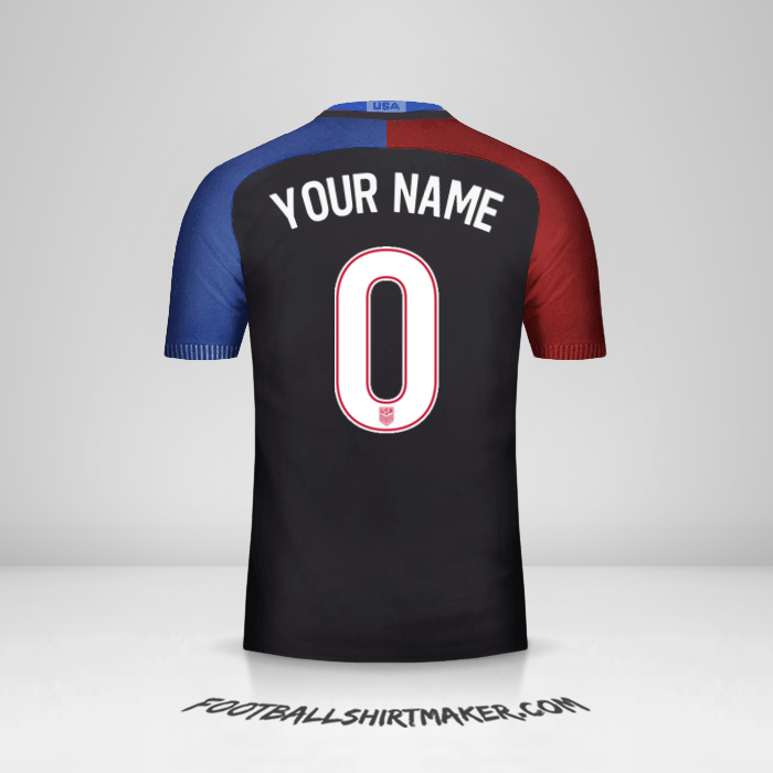 Jersey United States 2016/17 II -  your name - 0