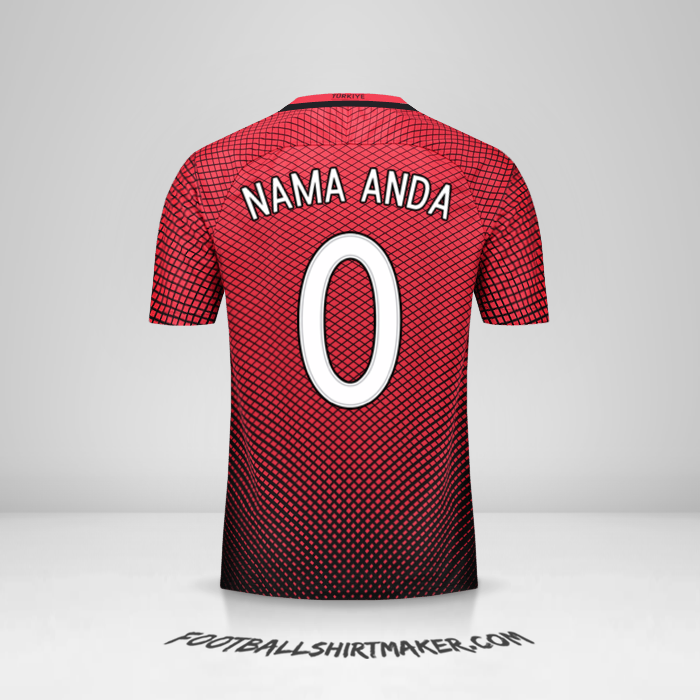 Jersey Turki 2016 -  nama anda - 0