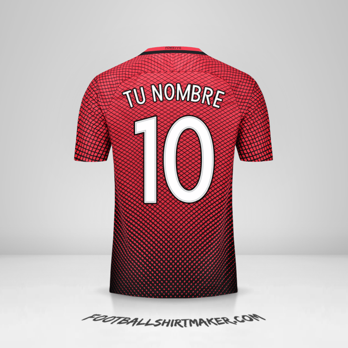 Jersey Turquia 2016 número 10 tu nombre