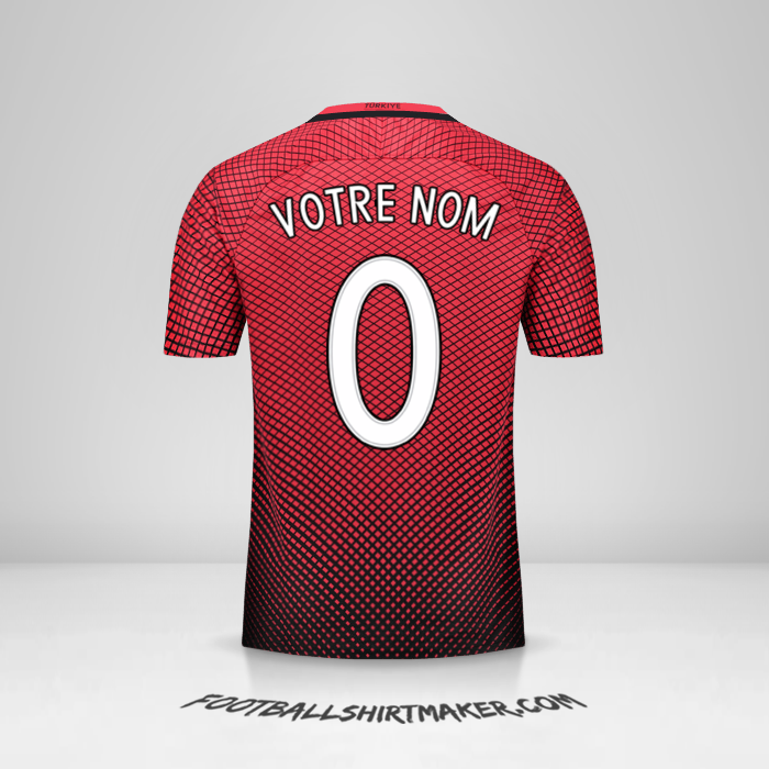 Maillot Turquie 2016 -  votre nom - 0