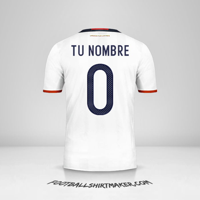 Jersey Colombia 2016 -  tu nombre - 0