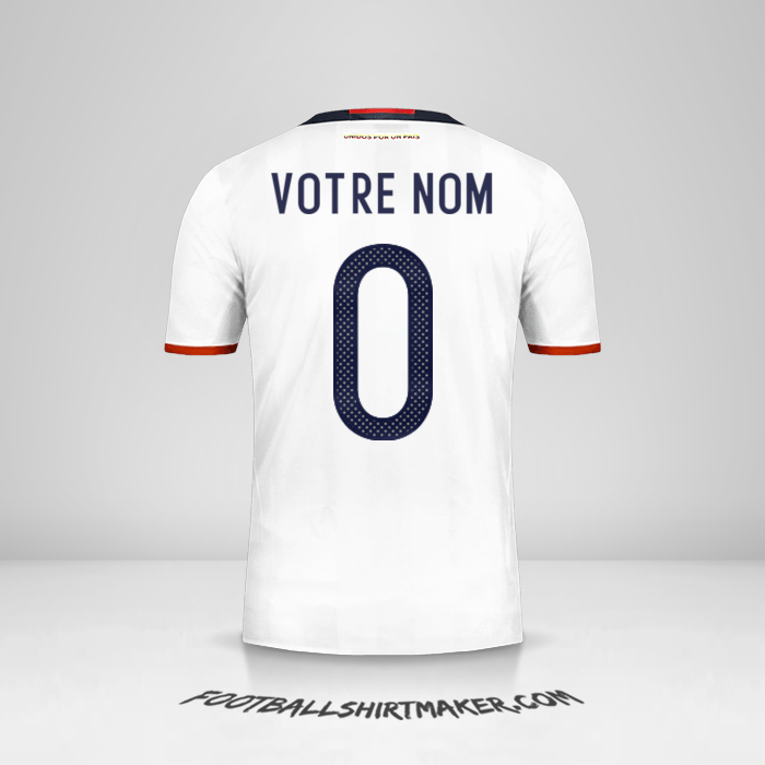 Maillot Colombie 2016 -  votre nom - 0