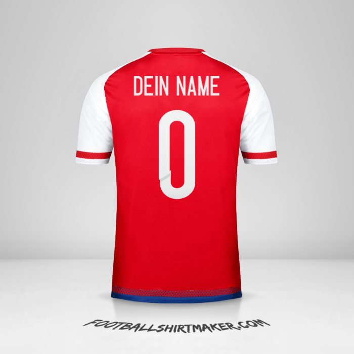 Trikot Paraguay 2015/17 -  dein name - 0
