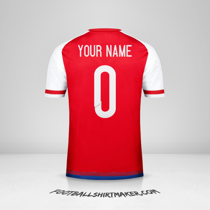 Shirt Paraguay 2015/17 -  your name - 0