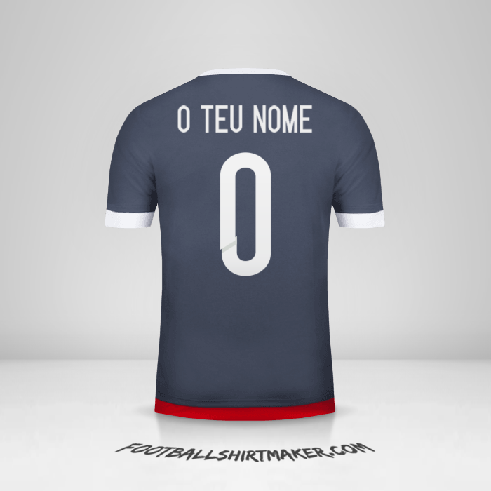 Camisola Paraguai 2015/18 II -  o teu nome - 0