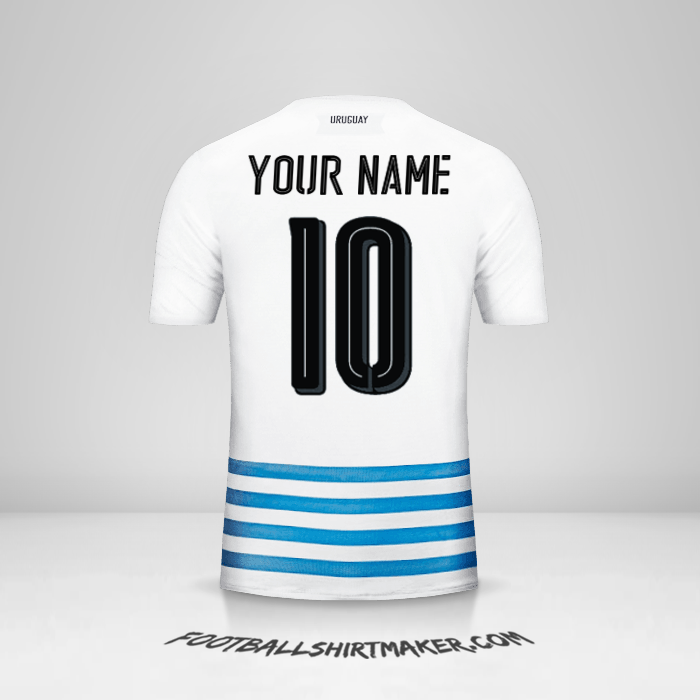 Uruguay 2016 II shirt number 10 your name