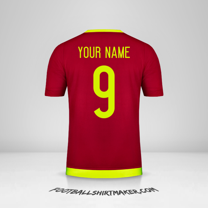 Venezuela 2015/17 shirt number 9 your name