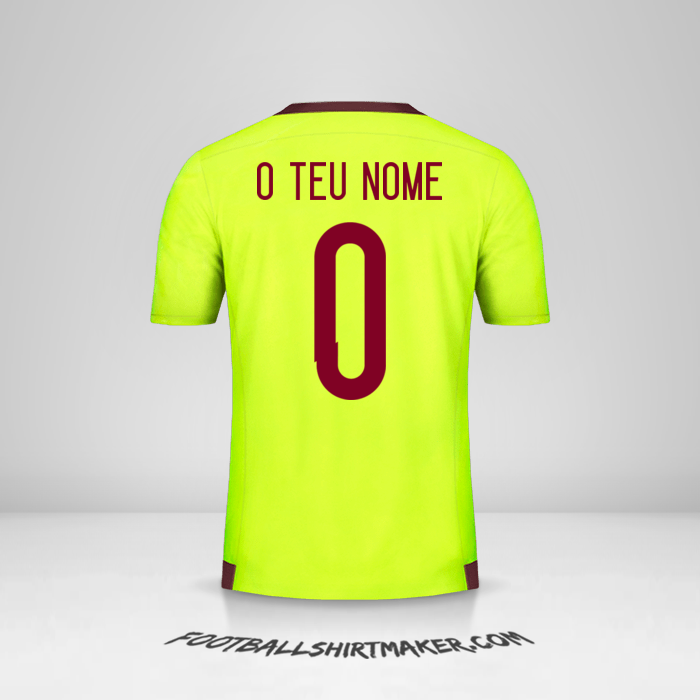 Camisola Venezuela 2015/17 II -  o teu nome - 0