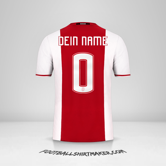 Trikot AFC Ajax 2016/17 -  dein name - 0