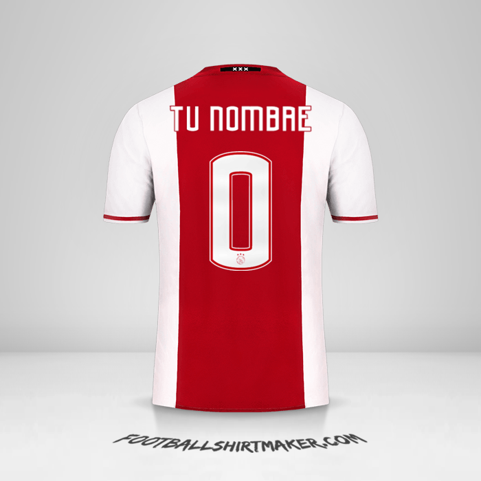 Camiseta AFC Ajax 2016/17 -  tu nombre - 0