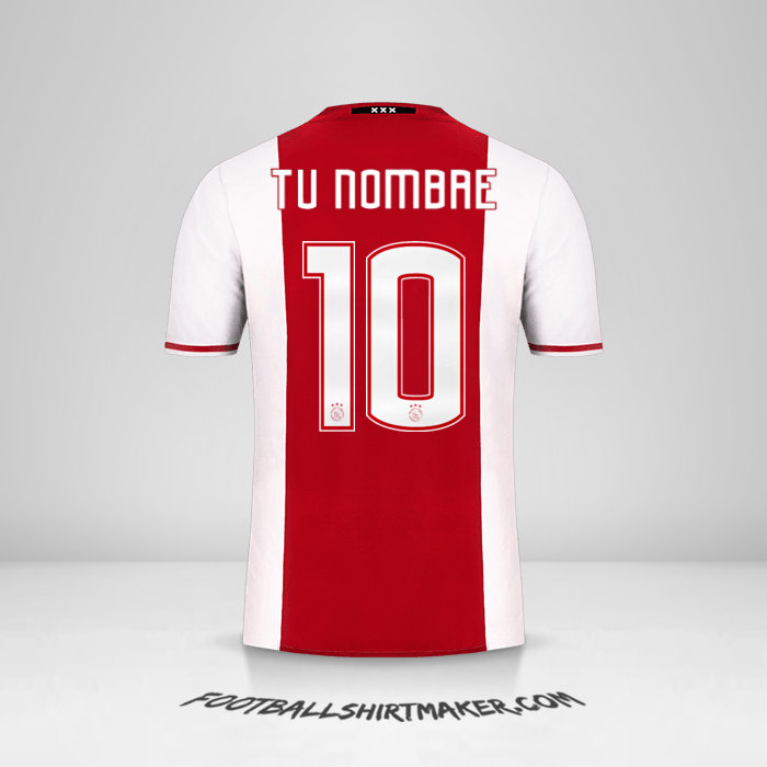 Camiseta AFC Ajax 2016/17 número 10 tu nombre