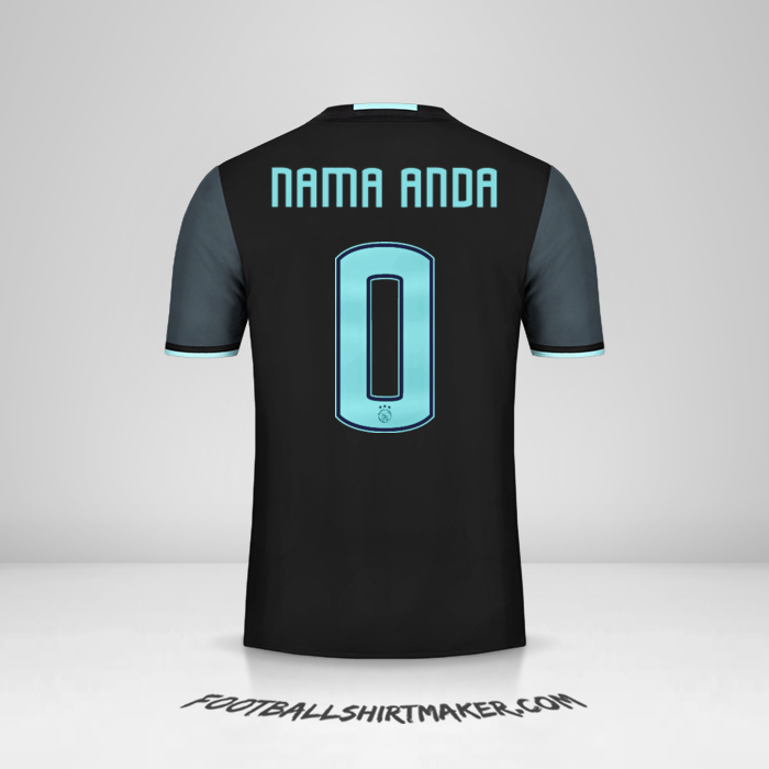 Jersey AFC Ajax 2016/17 II -  nama anda - 0