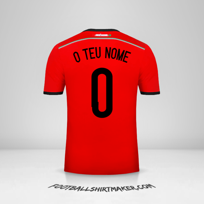 Camisola México 2014 II -  o teu nome - 0