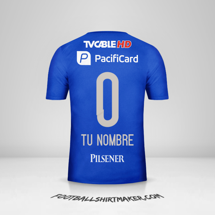 Camiseta Emelec 2016 -  tu nombre - 0