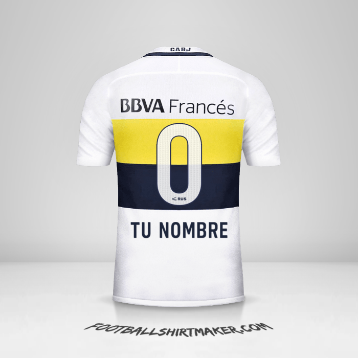 Jersey Boca Juniors 2016/17 II -  tu nombre - 0