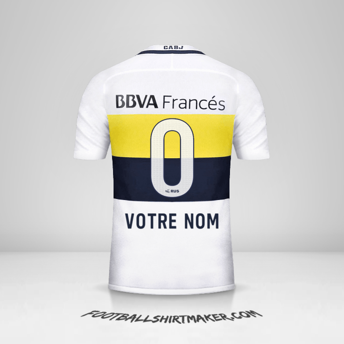 Maillot Boca Juniors 2016/17 II -  votre nom - 0