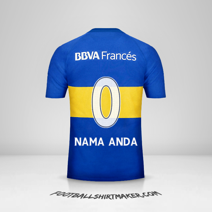 Jersey Boca Juniors 2016 -  nama anda - 0