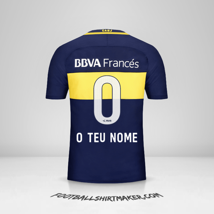 Camisola Boca Juniors 2016/17 -  o teu nome - 0