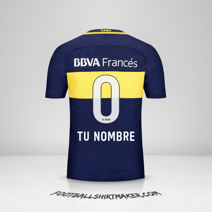 Camiseta Boca Juniors 2016/17 -  tu nombre - 0