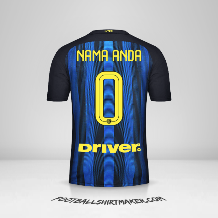 Jersey Inter 2016/17 -  nama anda - 0