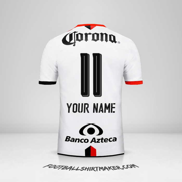 Atlas 2016/17 II shirt number 11 your name