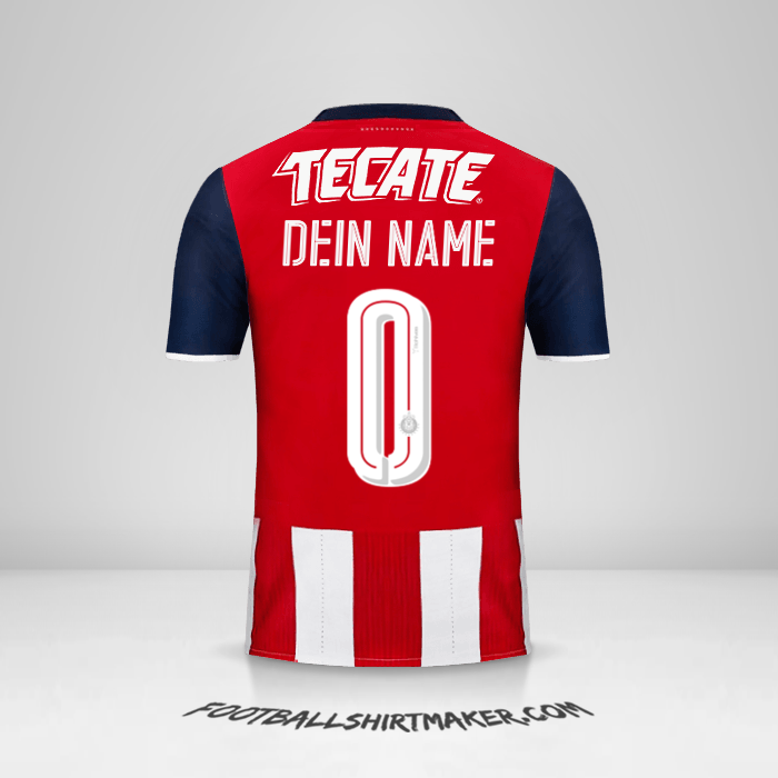 Trikot Guadalajara 2016/17 -  dein name - 0