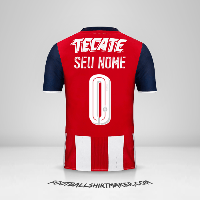 Camisa Guadalajara 2016/17 -  seu nome - 0