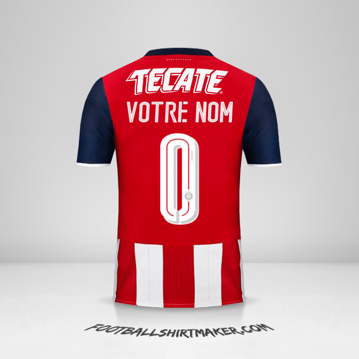 Maillot Guadalajara 2016/17 -  votre nom - 0