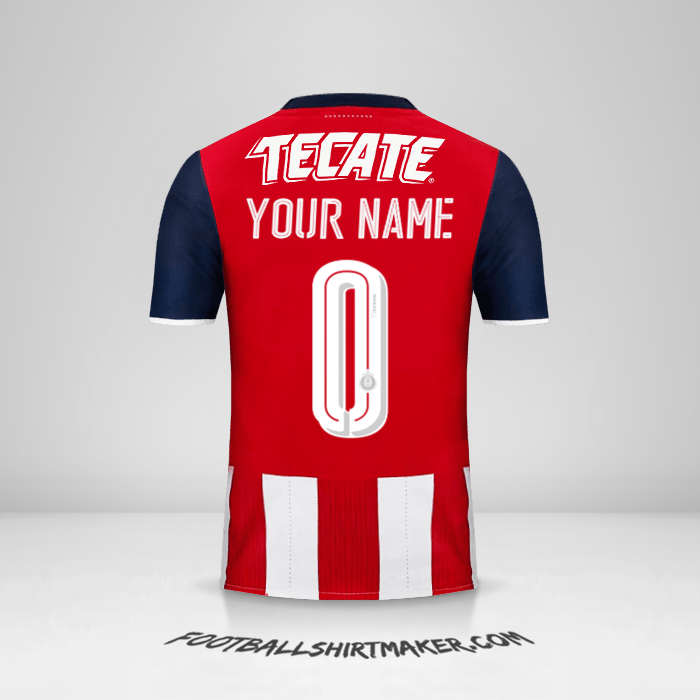 Jersey Guadalajara 2016/17 -  your name - 0