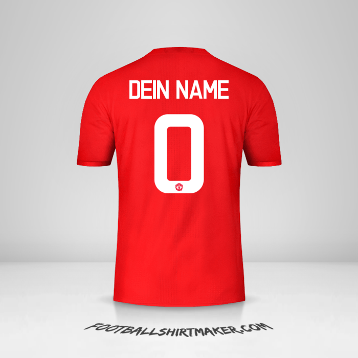 Trikot Manchester United 2016/17 Cup -  dein name - 0