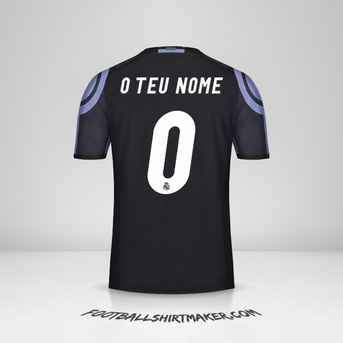 Camisola Real Madrid CF 2016/17 III -  o teu nome - 0