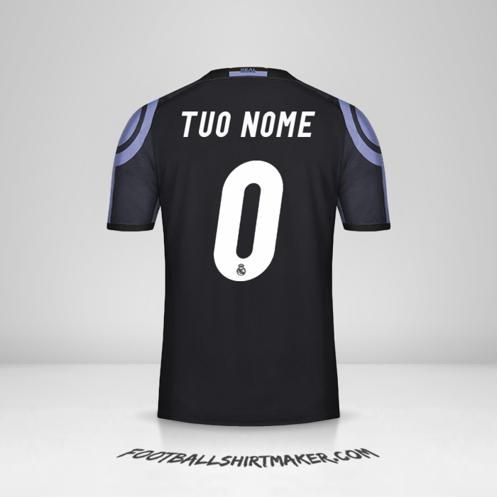 Maglia Real Madrid CF 2016/17 III -  tuo nome - 0