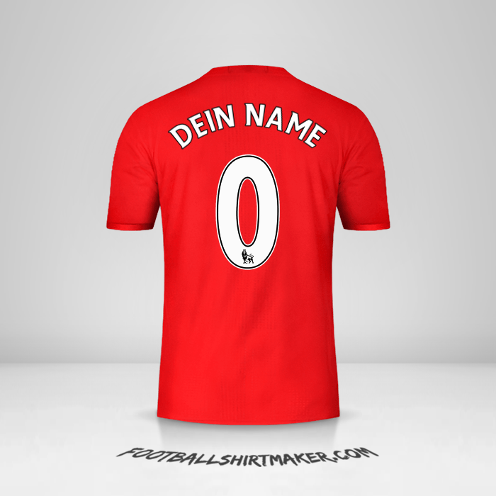 Trikot Manchester United 2016/17 -  dein name - 0