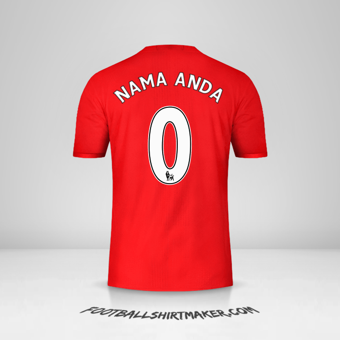 Jersey Manchester United 2016/17 -  nama anda - 0