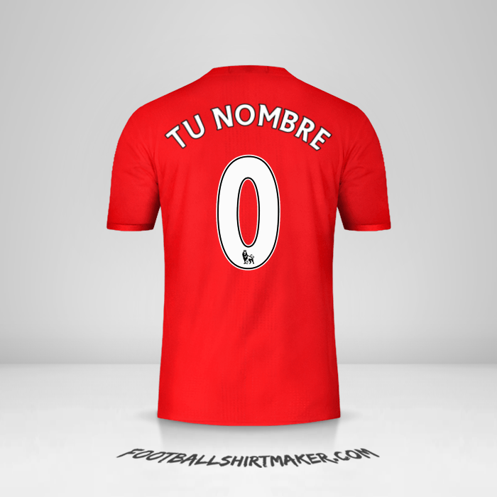 Camiseta Manchester United 2016/17 -  tu nombre - 0