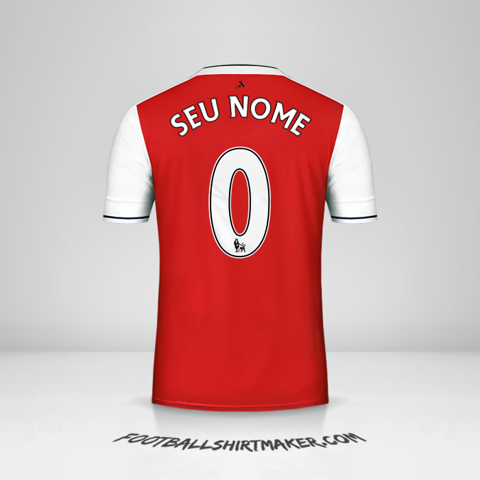 Camisa Arsenal 2016/17 -  seu nome - 0