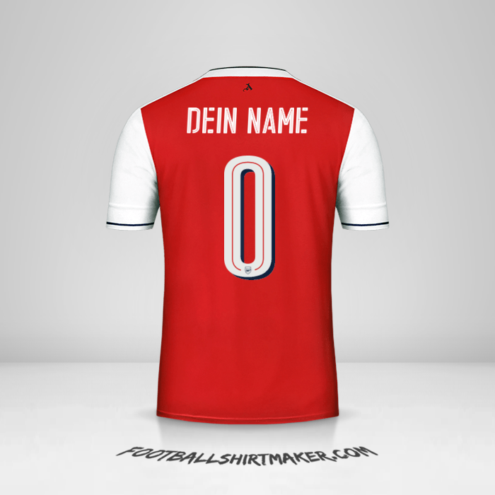 Trikot Arsenal 2016/17 Cup -  dein name - 0