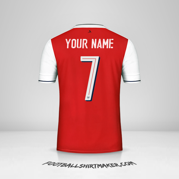 Arsenal 2016/17 Cup jersey number 7 your name