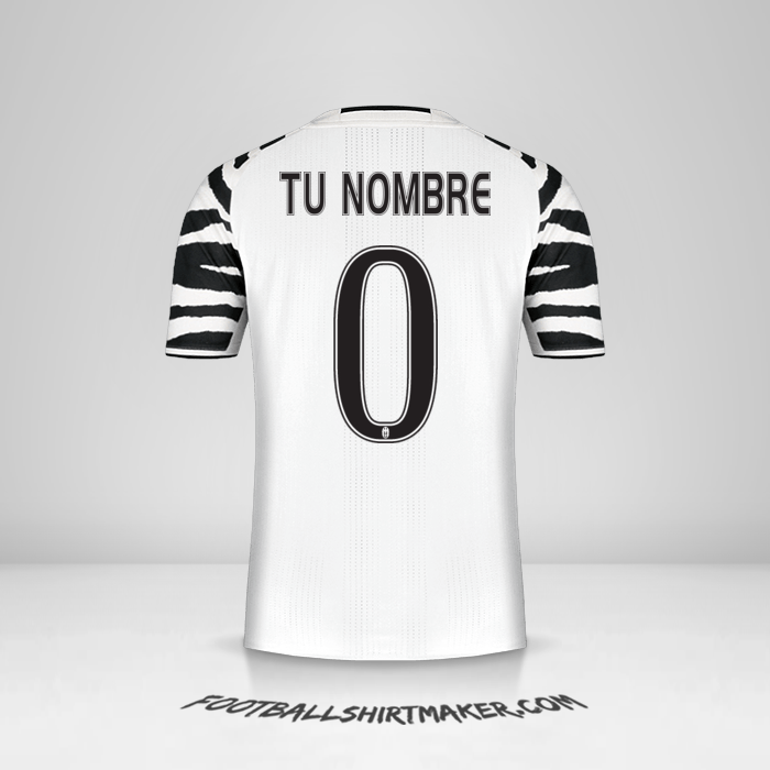 Jersey Juventus FC 2016/17 III número 0 tu nombre