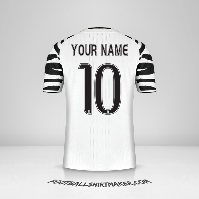 Juventus FC 2016 17 III shirt. Create shirt with your name and number