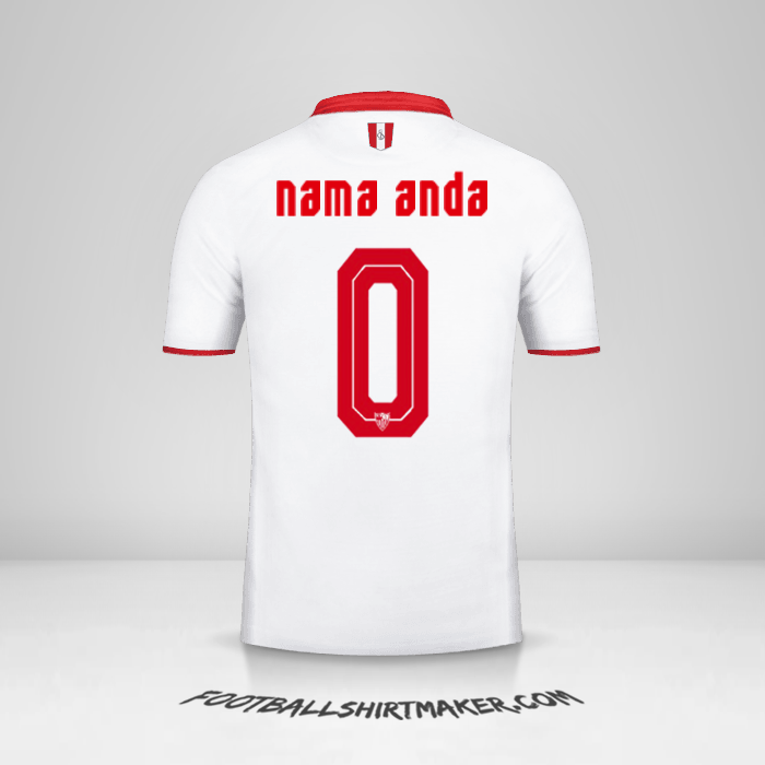 Jersey Sevilla FC 2016/2017 -  nama anda - 0