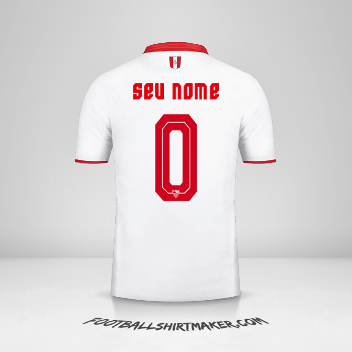 Camisa Sevilla FC 2016/2017 -  seu nome - 0