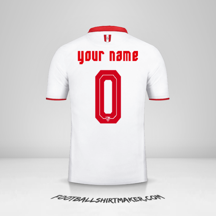 Jersey Sevilla FC 2016/2017 -  your name - 0