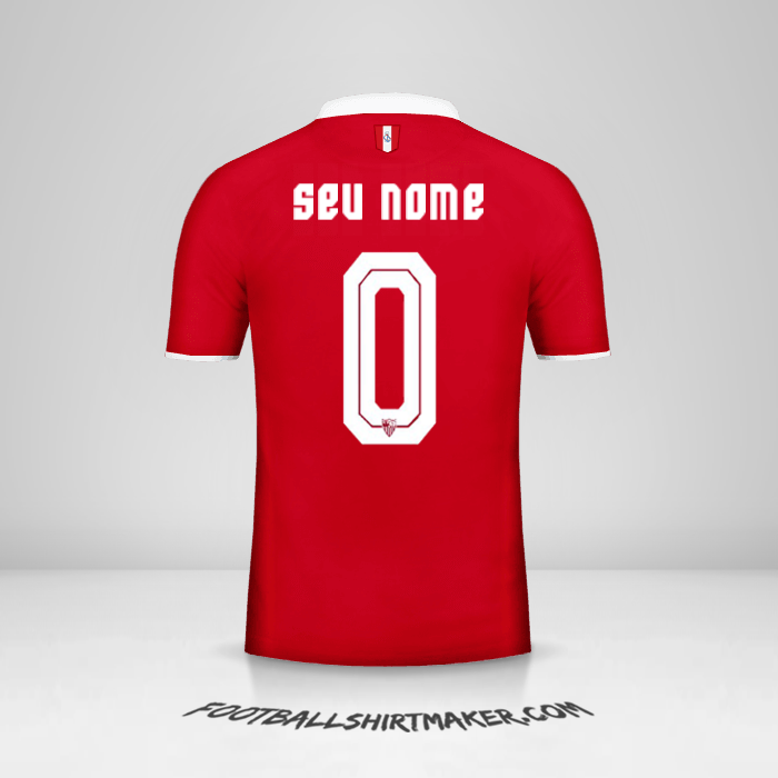 Camisa Sevilla FC 2016/2017 II -  seu nome - 0