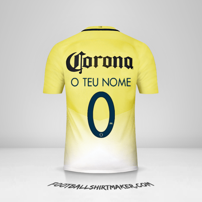 Camisola Club America 2016/17 -  o teu nome - 0