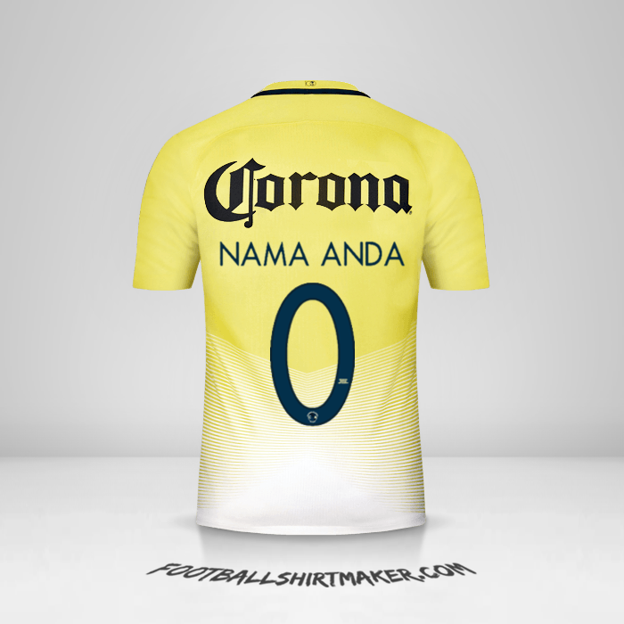 Jersey Club America 2016/17 -  nama anda - 0