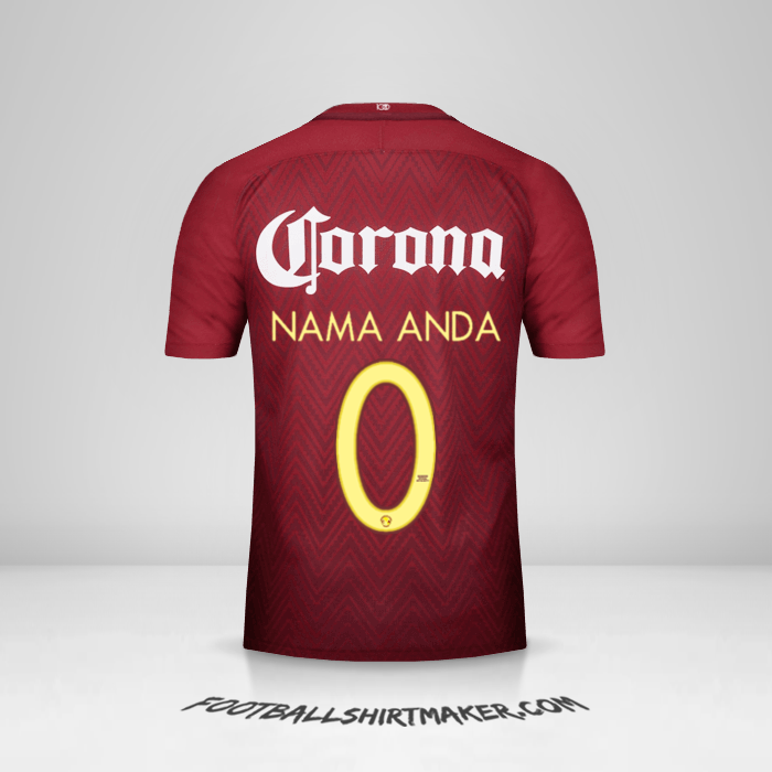 Jersey Club America 2016/17 II -  nama anda - 0